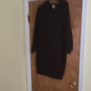 State Of The Day Created For Macys. Burgandy Tunic Hoodie, Size Medium